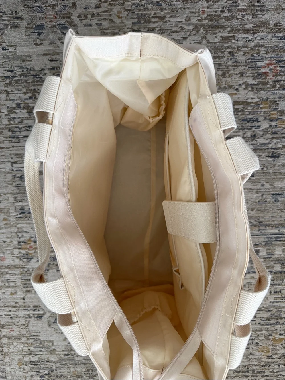 Beis Beige Large Travel Tote Bag